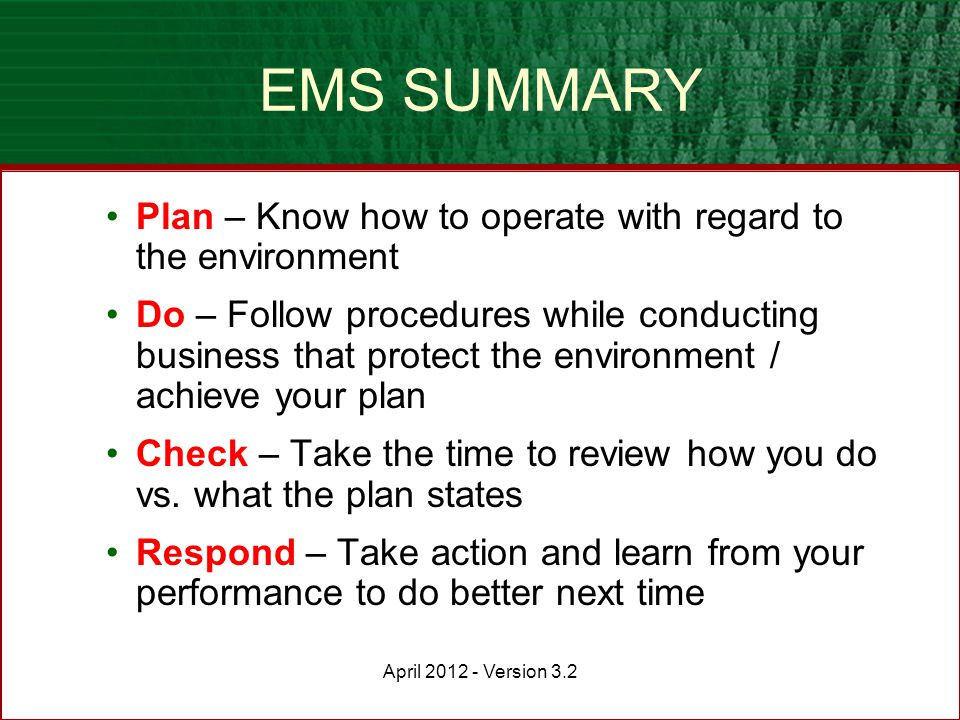 EMS Business Plan